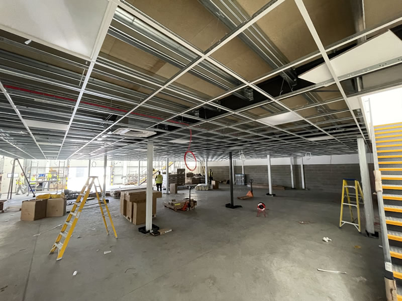 Suspended ceiling installation